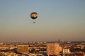 Welt balloon above Berlin Royalty Free Stock Photo