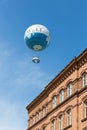 The Welt Balloon is a hot air balloon that takes tourists 150 metres into the air above Berlin