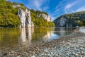 Weltenburg-Bavaria-Danube river Royalty Free Stock Photo