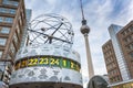 The Weltzeituhr (World Clock) at Alexanderplatz, Berlin Royalty Free Stock Photo