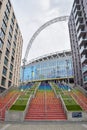 Wembley Stadium exterior, London, UK Royalty Free Stock Photo