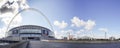 Wembley stadium at a sunny day Royalty Free Stock Photo