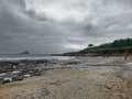 Wembury Storm  SouthHams Devon uk Royalty Free Stock Photo