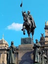 Wenceslas Square Royalty Free Stock Photo