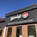 Wendy's entrance sign