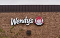 Wendy`s fast food restaurant chain store in Humble, Texas.