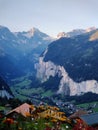 Wenger Switzerland alps nature landscape Royalty Free Stock Photo