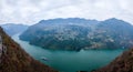 Wenshan County, Chongqing Wenfeng Forest Park overlooking the Yangtze River Three Gorges Wu Gorge