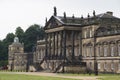 WENTWORTH, UK - June 1, 2018. East front of Wentworth Woodhouse stately home, originally a Jacobean house later rebuilt. Rotherham