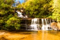 Wentworth Walls Waterfall, Blue Mountains, Australia Royalty Free Stock Photo