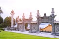 Wenwu Temple Famous Landmark at Sun Moon Lake at Nantou Taiwan Royalty Free Stock Photo