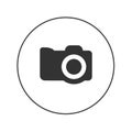 camera vector web icon Royalty Free Stock Photo