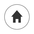 Home web icon Royalty Free Stock Photo