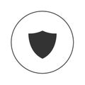 Shield web icon Royalty Free Stock Photo