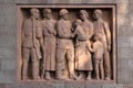 Werdau, Germany - July 26, 2023: The Soviet memorial at the Memorial Square in Werdau, a town in Landkreis Zwickau in Saxony