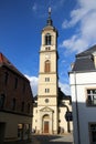 Werdau, Germany - July 26, 2023: St. Mary Church (Marienkirche) in Werdau, a town in Landkreis Zwickau in Saxony