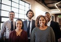 Were the best team youll ever see. Cropped portrait of a diverse team of happy businesspeople posing together in their Royalty Free Stock Photo