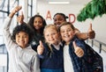 Were getting the best education at this school. a diverse group of children standing together in the hallway at school