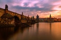 Sunrise in Prague Royalty Free Stock Photo