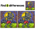 Werewolf Halloween Find The Differences