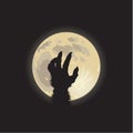 Werewolf moonlight Royalty Free Stock Photo