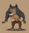 Werewolf. Vector illustration