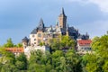 Wernigerode Castle at sunset, Germany