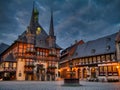 Wernigerode city hall in Germany Royalty Free Stock Photo