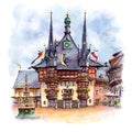 Wernigerode Old town hall, Germany