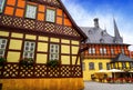 Wernigerode Rathaus Stadt city hall Harz Germany Royalty Free Stock Photo