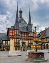 Wernigerode Town Hall on Market square, Germany Royalty Free Stock Photo