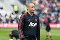 Wes Brown during the warm up on the Pairc Ui Chaoimh pitch for the Liam Miller Tribute match