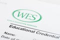 Wes educational credential report