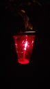 Wesak lanterns bucket with bright red color
