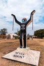 West Africa Gambia - a monument commemorating the abolition of slavery Royalty Free Stock Photo