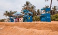 West Africa Gambia - Paradise beach. Royalty Free Stock Photo