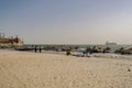 West africa gambia - view of the beach Royalty Free Stock Photo