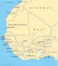 West Africa Map