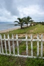 West Africa Republic of Guinea Bel Air beach in view of Atlantic ocean