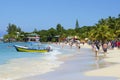 West Bay beach in Honduras Royalty Free Stock Photo