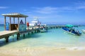 West Bay beach in Honduras Royalty Free Stock Photo