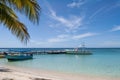 Infinity Bay Beach Resort at West Bay beach, Roatan Island, in Honduras Royalty Free Stock Photo