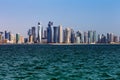 The West Bay City skyline of Doha, Qatar Royalty Free Stock Photo