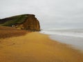 West Bay famous cliff as seen in Broadchurch TV series