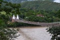 West bridge - Puente de Occidente Santafe de Antioquia Royalty Free Stock Photo