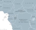 West Central Africa countries political map