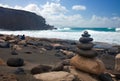 West coast of Fuerteventura at La Pared Royalty Free Stock Photo