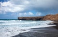 West coast of Fuerteventura at La Pared Royalty Free Stock Photo