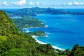 West coast of the Island Mahe, Republic of Seychelles, Africa Royalty Free Stock Photo