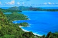 West coast of the Island Mahe, Republic of Seychelles, Africa Royalty Free Stock Photo